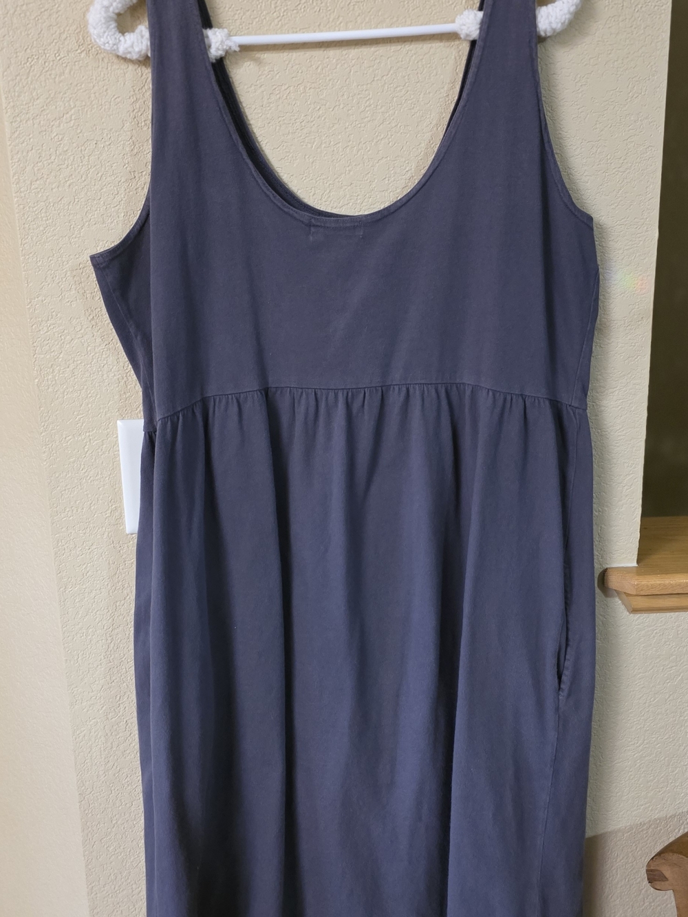 Fresh Produce Navy Sun Dress with Pink Logo